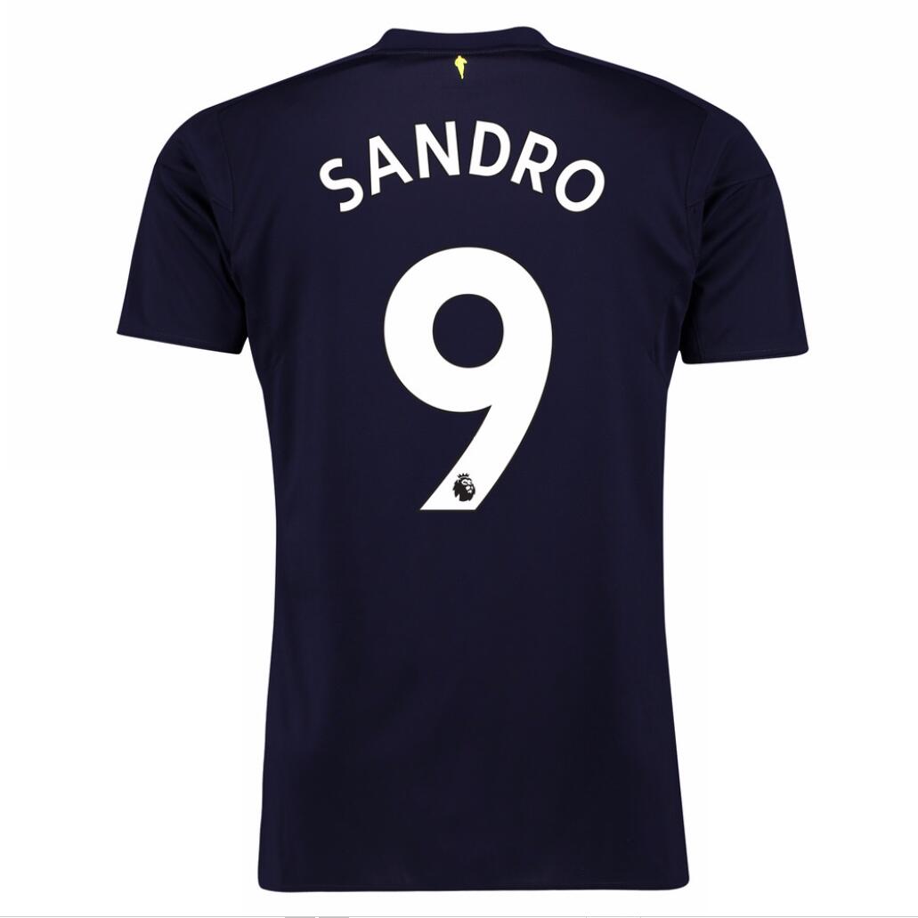 Everton Trikot Ausweich Sandro 2017-18 Fussballtrikots Günstig